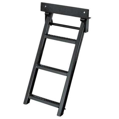Buyers Products 14 1/4 in W Powder Coated Steel Retractable Truck Steps ...