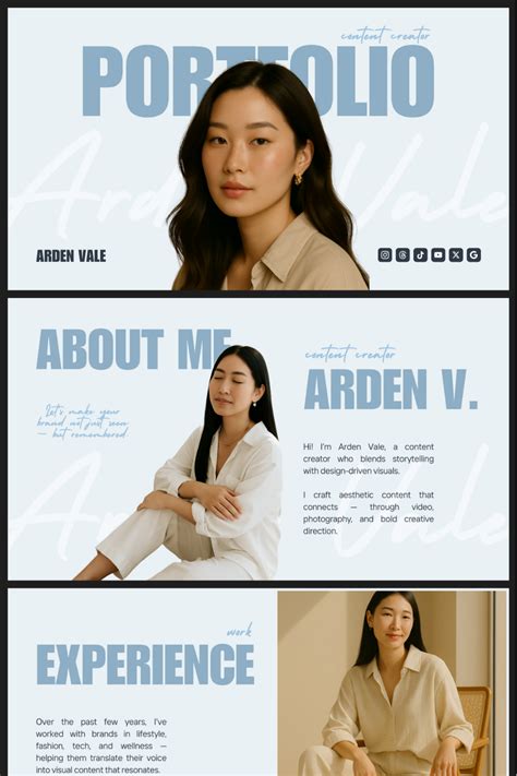 Social Media Portfolio Pack · Canva Template Bundle for UGC Creators ...