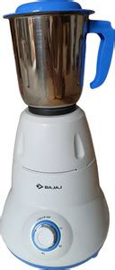 BAJAJ Bravo DLX 500 Mixer Grinder (3 Jars, White & Blue) Price in India ...