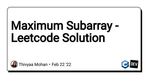 Image result for Count Subarry LeetCode