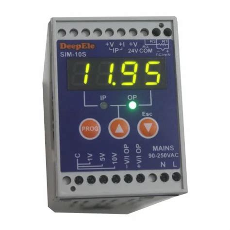Signal Isolator-Convertor - Analog Signal Converter SIM-10S ...