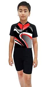 Buy LYCOT Unisex Half Sleeve Skating Suit Cum Swimwear Digitaly Printed ...