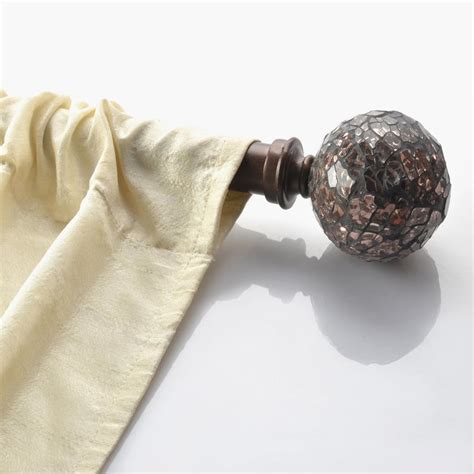 Buy DECO WINDOW Fashion Brown Solid Metal Extendable Rod - 162cm from ...