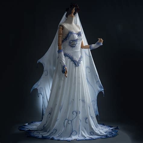 Corpse Bride Corpse Emily Bride Halloween Cosplay Costume B Edition – Winkcosplay