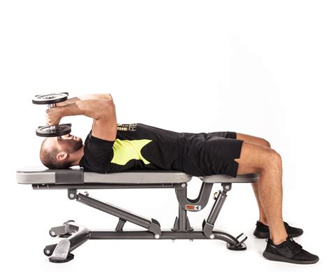 Flat Bench Dumbbell Press