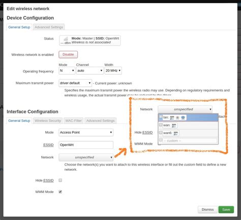 Image result for OpenWrt Interface Configuration