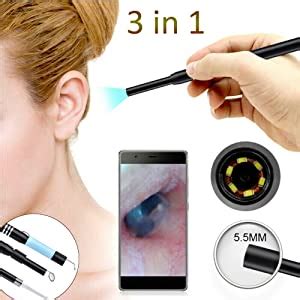 1Goal Endoscope 3 in 1 3.9mm Ultra-Thin Portable USB Digital Otoscope ...