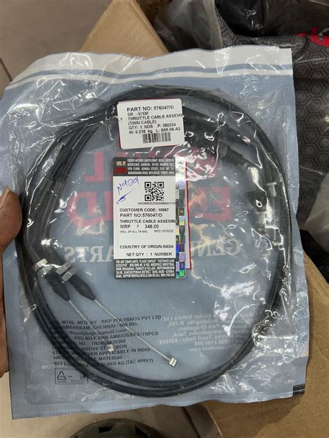 Accelerator Cable 571227/A for Interceptor GT 650 – UNDER THE HOOD