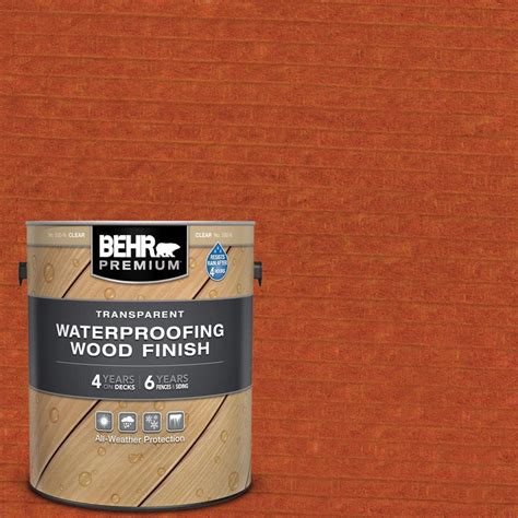 1 gal. #T-112 Barn Red Transparent Waterproofing | Ubuy India