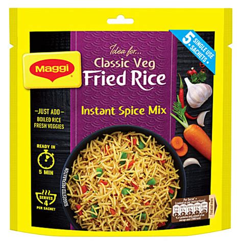 Buy Maggi Instant Fried Rice Spice Mix - Classic Veg, Restaurant Style ...