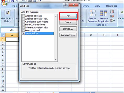 Image result for Free Solver Add-In Excel