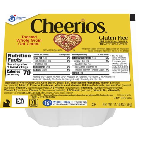 Cheerios Gluten Free Cereal, 12 Oz Box Meijer, 60% OFF