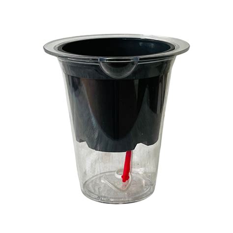 Mascot 10 Clear Round 5inch selfwatering Pot With Wick For Tabletop ...