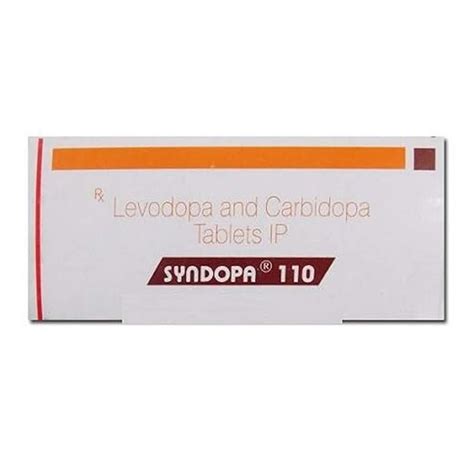 Syndopa 110 - Strip of 15 Tablets : Amazon.in: Health & Personal Care