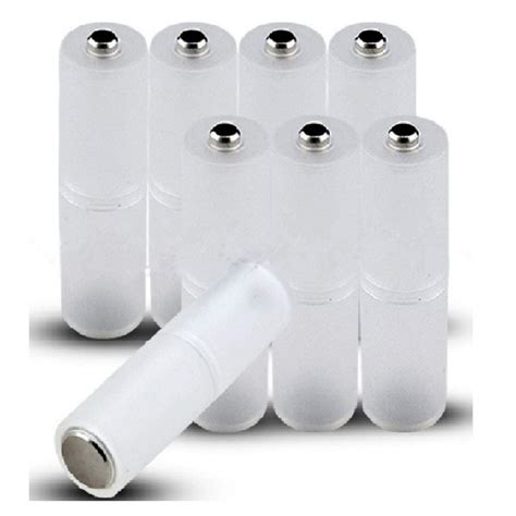 Transparent AAA to AA Battery Adapter Switcher, Battery Converter Cover ...