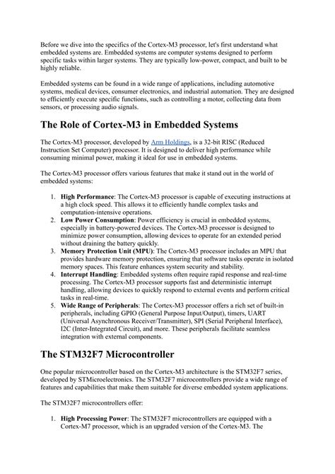 Image result for 4th Sem Cortex-M0 Overview Unit 1