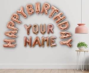 Flipkart.com | Offer99 Solid "HAPPY BIRTHDAY" Foil Balloons Banner with ...