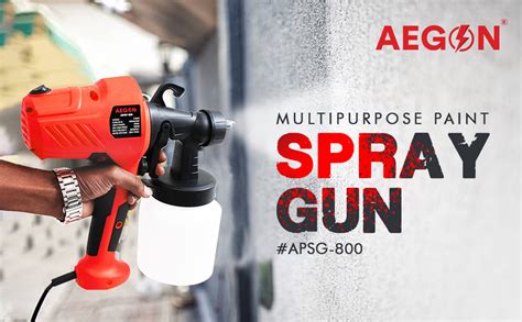 AEGON 400W Multipurpose Electric Paint Spray Gun/Paint Sprayer | 2.5mm ...