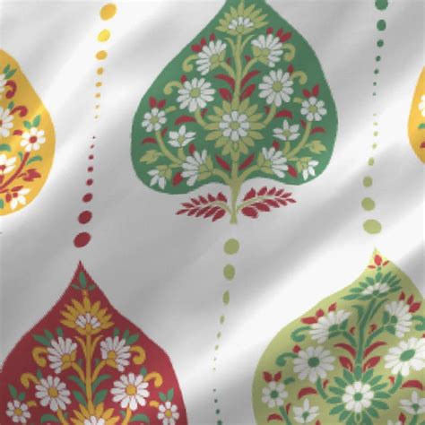 Buy LAYERS Bologna White Floral Printed Cotton King Bedsheet Set ...