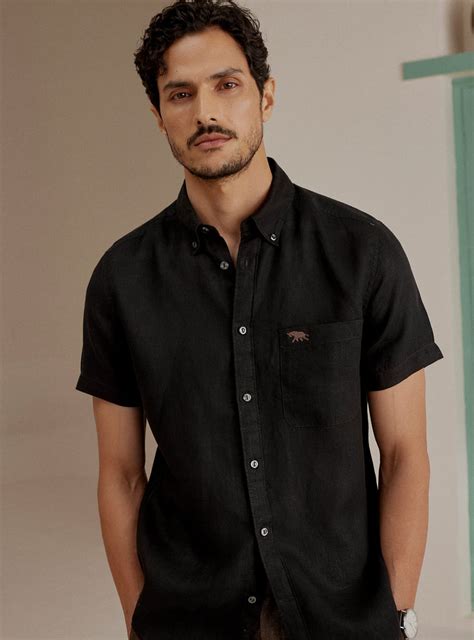 Andamen Obsidian Linen Shirt