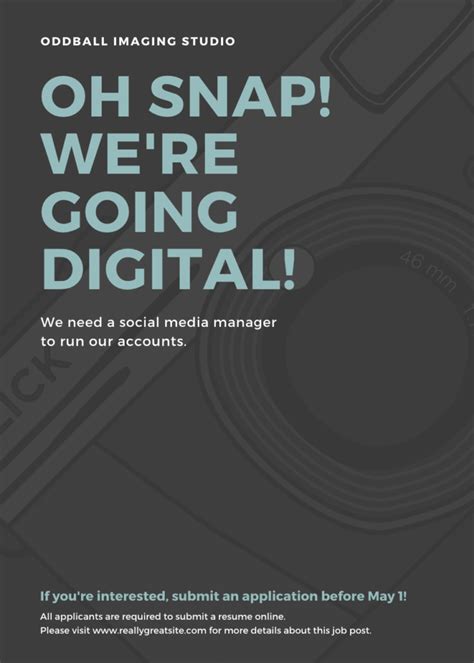 Image result for Example of a Job Posting