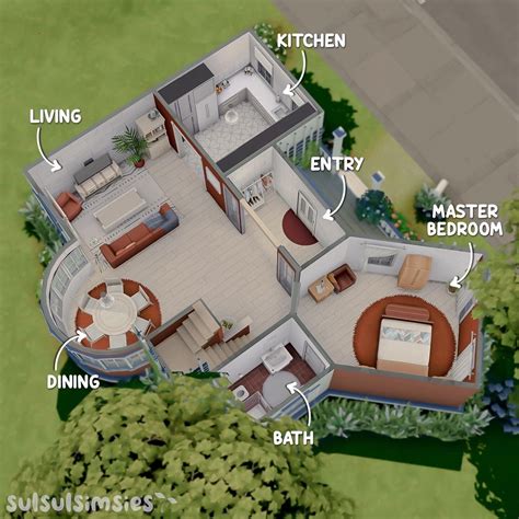 A List of Easy House Blueprints for The Sims 4!