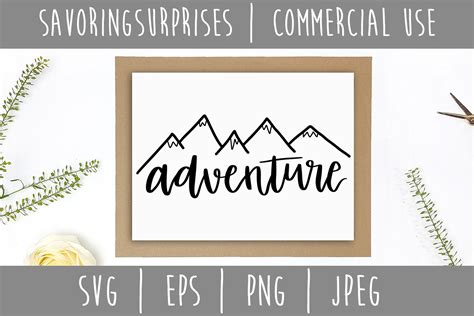 Hand-Lettered Adventure SVG 的图像结果