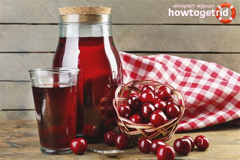 Как варить компот из вишни: 10 рецептов