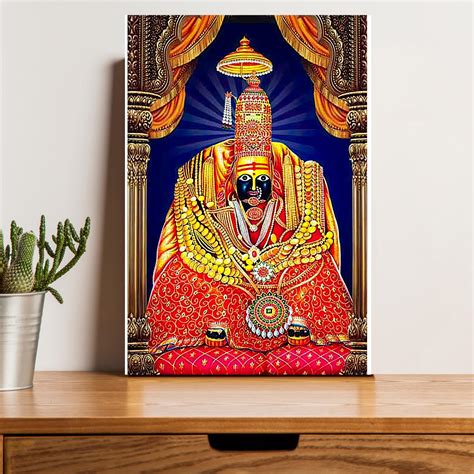 wallpics® Religious Tulja Bhavani Tuljapur Decorative Art Print for ...