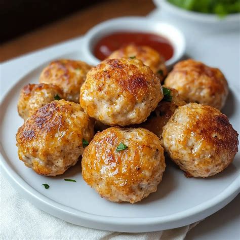 Ground Chicken Meatballs Recipe - Her Recipe Box