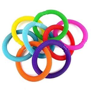 Buy Sampton Pack of 6 Flexible Pop Tube Toys for Boys and Girls Pipe ...