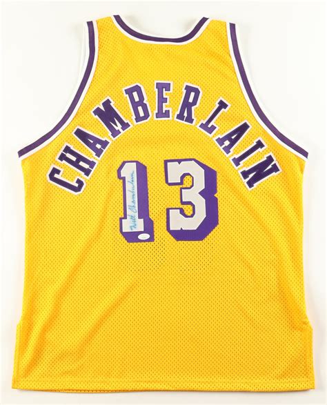 Wilt Chamberlain Signed Lakers Champion Authentic Jersey (JSA ...