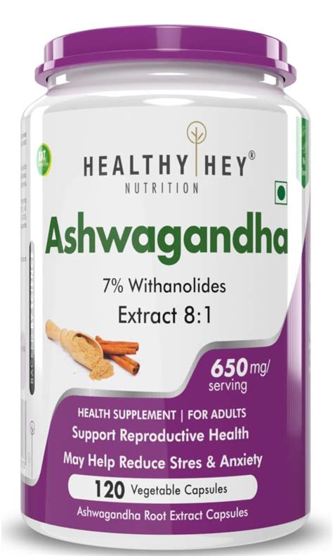 HealthyHey Nutrition Ashwagandha Powder Withania Somnifera | 100% ...