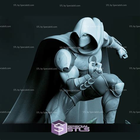 Moon Knight Ready in Battle 3D Print STL 3D Model | SpecialSTL