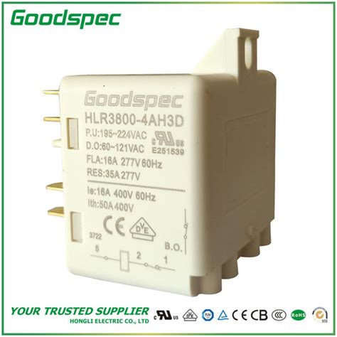 HLR3800-4AH3D POTENTIAL TYPE MOTOR STARTING RELAY – HONGLI ELECTRIC CO.,LTD