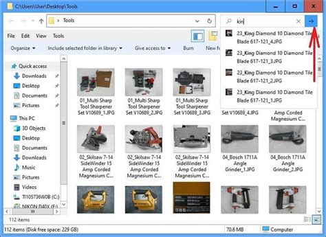 Image result for Windows File Explorer Search
