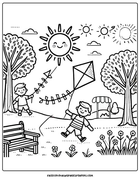 24 Nature Coloring Pages for Kids | Free kids coloring pages, Coloring ...