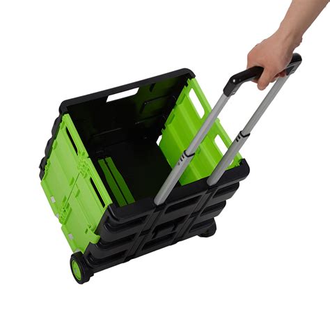 Buy Karmas Product Wheeled Rolling Cart for File Collapsible Hand Crate ...