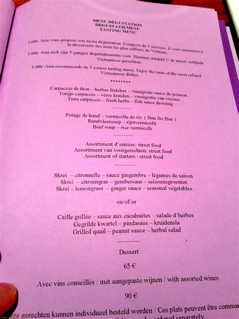 Little Asia, restaurant vietnamien à Bruxelles