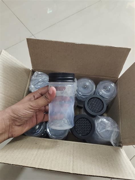 Buy Amazon Brand - Solimo Twister Airtight Plastic Jar (Transparent,Set ...