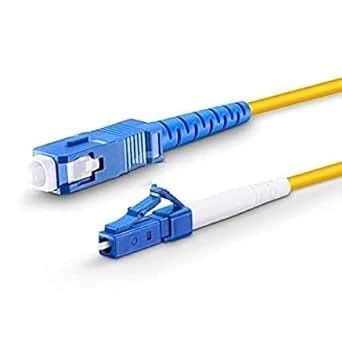 RIVER FOX Simplex Single Mode SC to LC Optical Fiber Patch Cord 9/125 ...