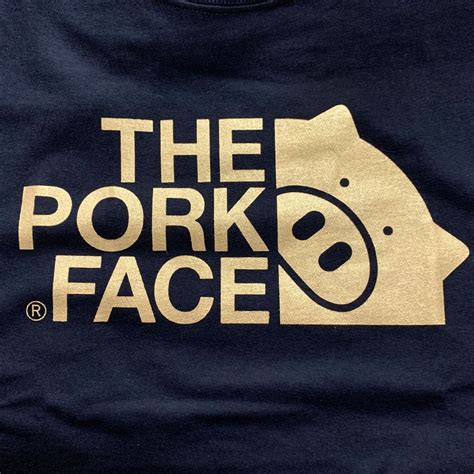 THE PORK FACE メンズ 金と銀 半袖Tシャツ(S〜XXXL) | デカイTシャツ屋さん