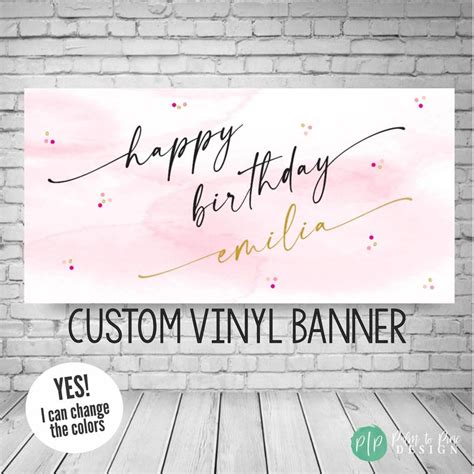 Birthday Banner Girl - Etsy
