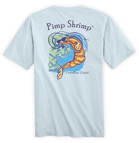 Carolina Coast Short Sleeve Pocketed T-Shirt – Pimp Shrimp Clothing