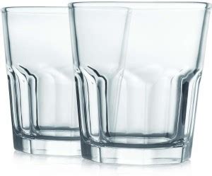 Femora (Pack of 4) Juice Glass Water Glass- Set of 4-240 ML Glass Set ...