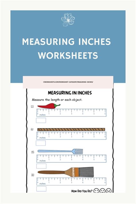 Image result for Measurement Inches Worksheets