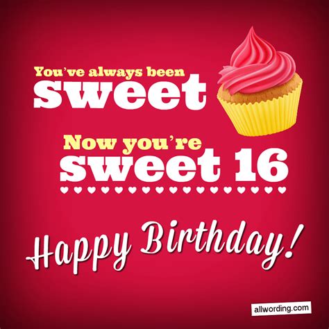 Happy Sweet 16! 16th Birthday Wishes For a Special Young Lady ...