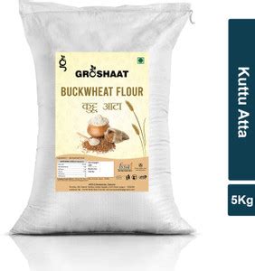 Groshaat Kuttu Atta ( Buckwheat Flour ) - 5Kg ( Pack of 1 ) Price in ...