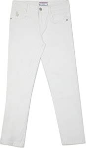 U.S. POLO ASSN. Slim Boys White Jeans - Buy U.S. POLO ASSN. Slim Boys ...