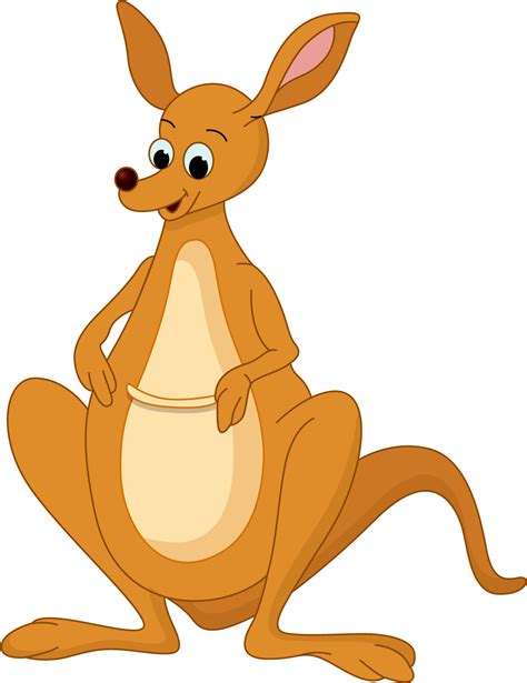 Kangaroo Clipart Australian Wildlife - Kangaroo Drawing - Png Download ...